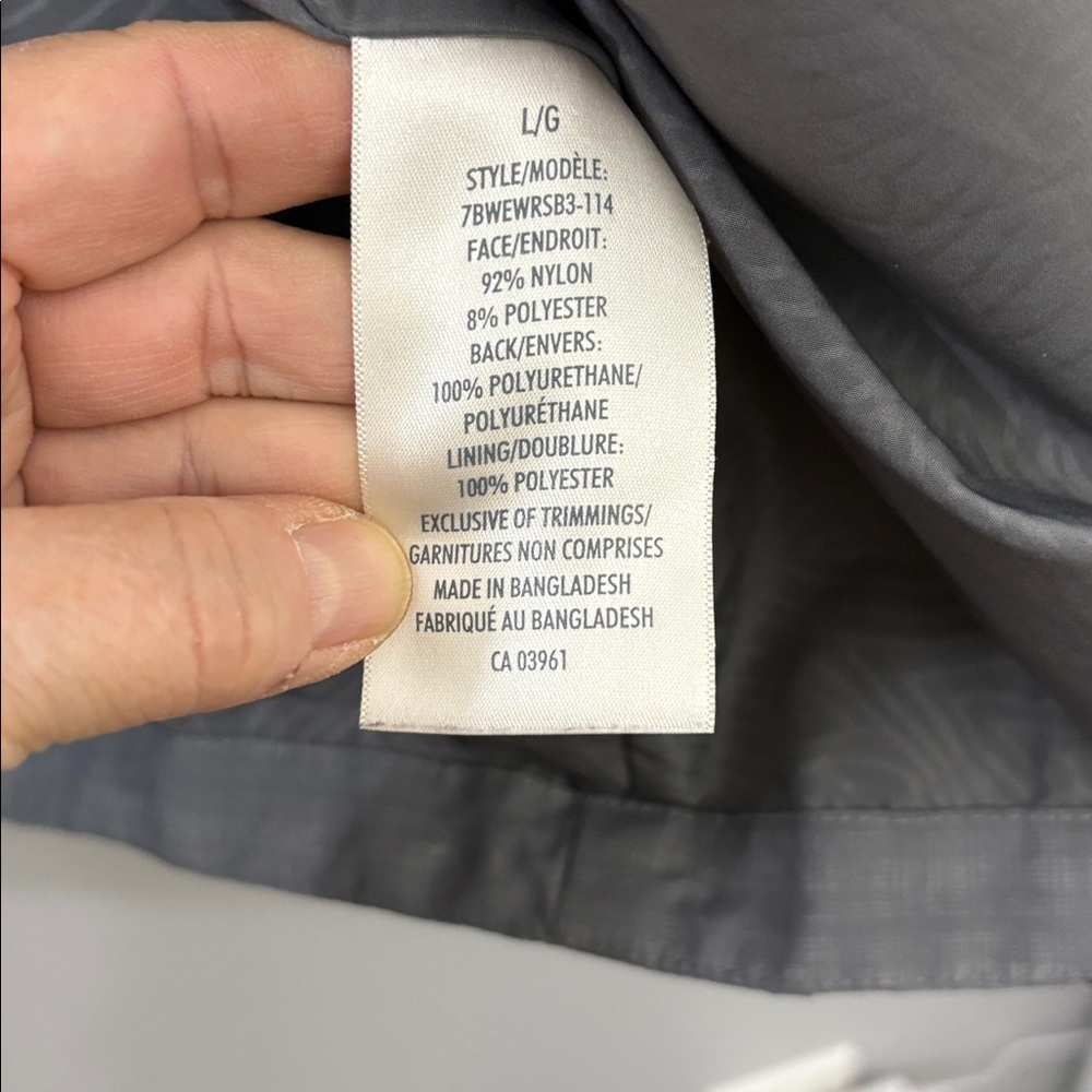 WIND RIVER Gray removable Hooded Jacket size L - Picture 11 of 13